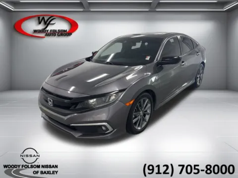 Gray 2021 Honda Civic Sedan EX for sale in Baxley, GA