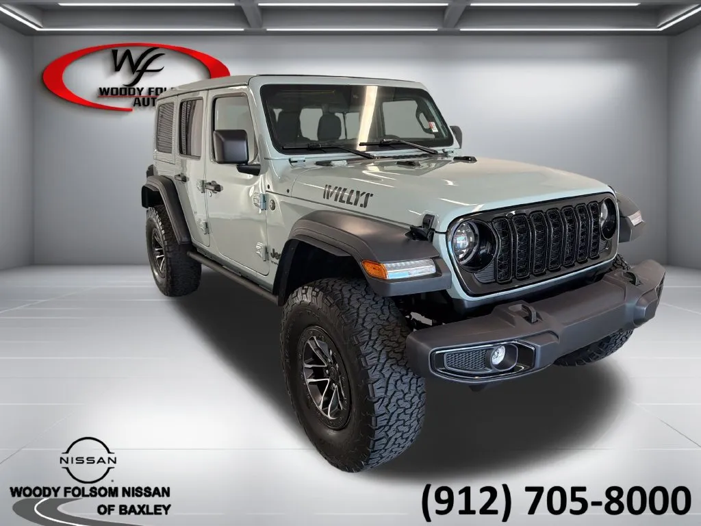 Blue 2024 Jeep Wrangler Willys for sale in Baxley, GA