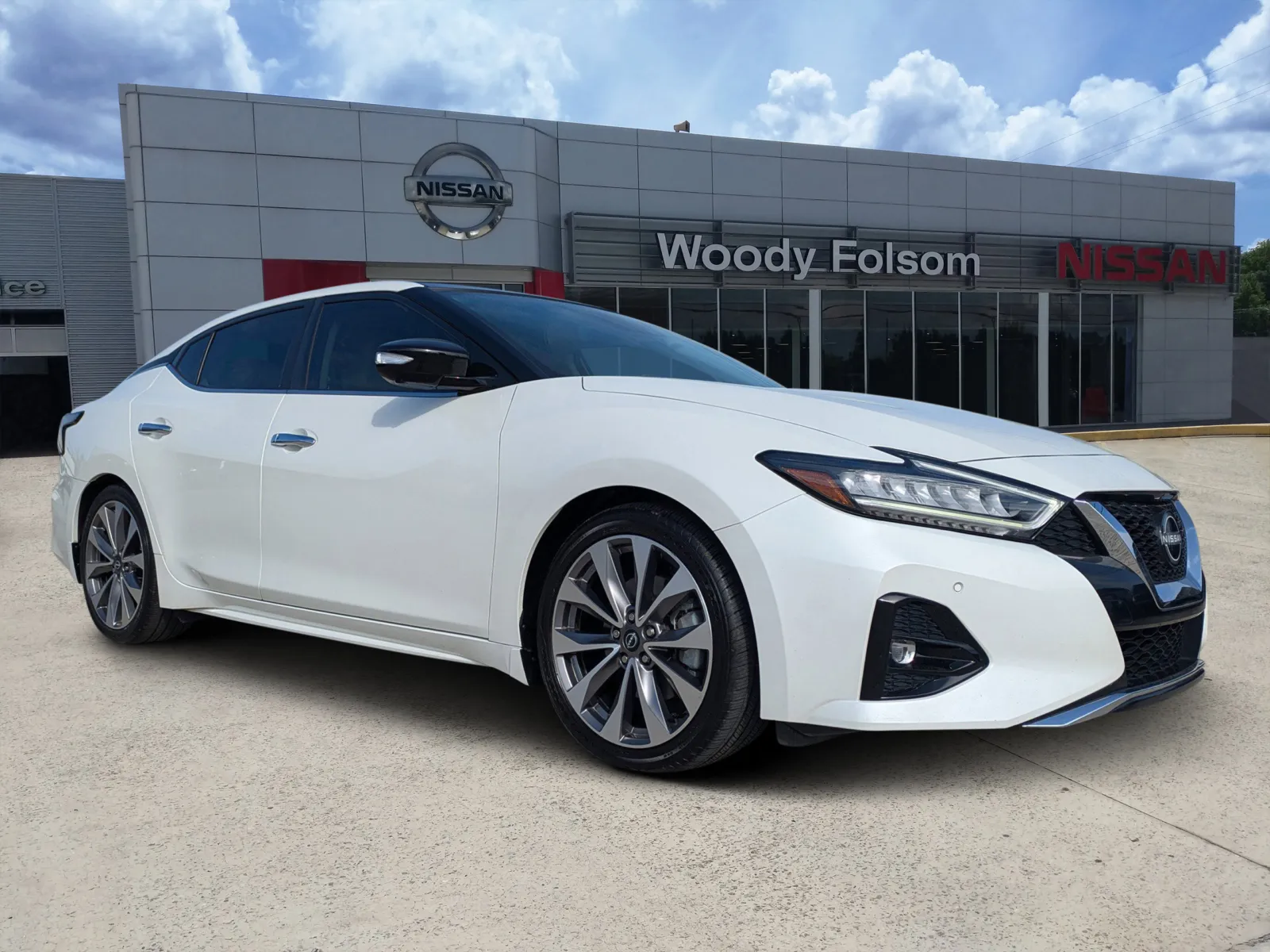 White 2023 Nissan Maxima Platinum for sale in Vidalia, GA