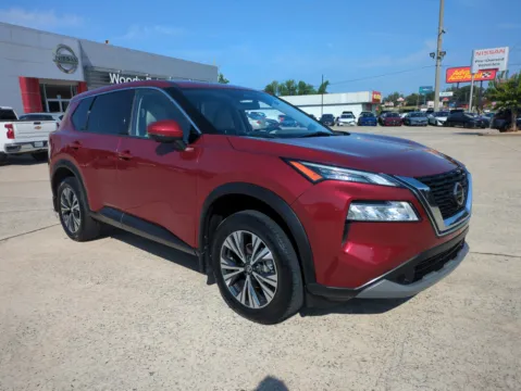 Red 2021 Nissan Rogue SV for sale in Vidalia, GA