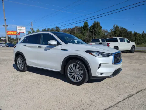 Photos of 2023 INFINITI QX50 LUXE for sale in Vidalia, GA at Woody Folsom Nissan of Vidalia