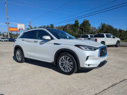 White 2023 INFINITI QX50 LUXE for sale in Vidalia, GA