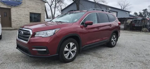 Red 2021 Subaru Ascent Premium 8-Passenger for sale in Wanatah, IN