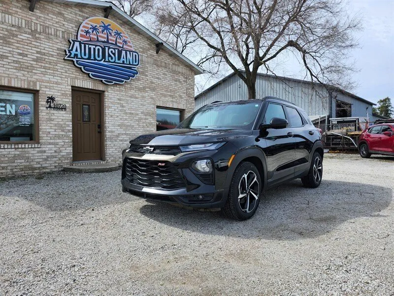 Black 2022 Chevrolet Trailblazer RS for sale in Wanatah, IN