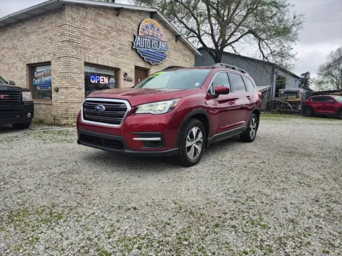 Red 2021 Subaru Ascent Premium 8-Passenger for sale in Wanatah, IN