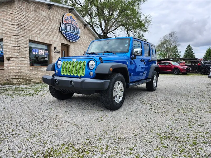 Brown 2016 Jeep Wrangler Sport S for sale in Wanatah, IN
