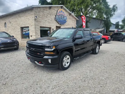 Black 2018 Chevrolet Silverado 1500 LT Z71 for sale in Wanatah, IN