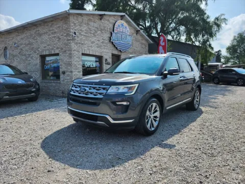 Silver 2018 Ford Explorer Limited for sale in Wanatah, IN