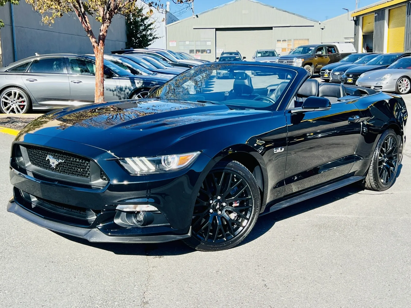 Black 2017 Ford Mustang GT Premium for sale in San Rafael, CA