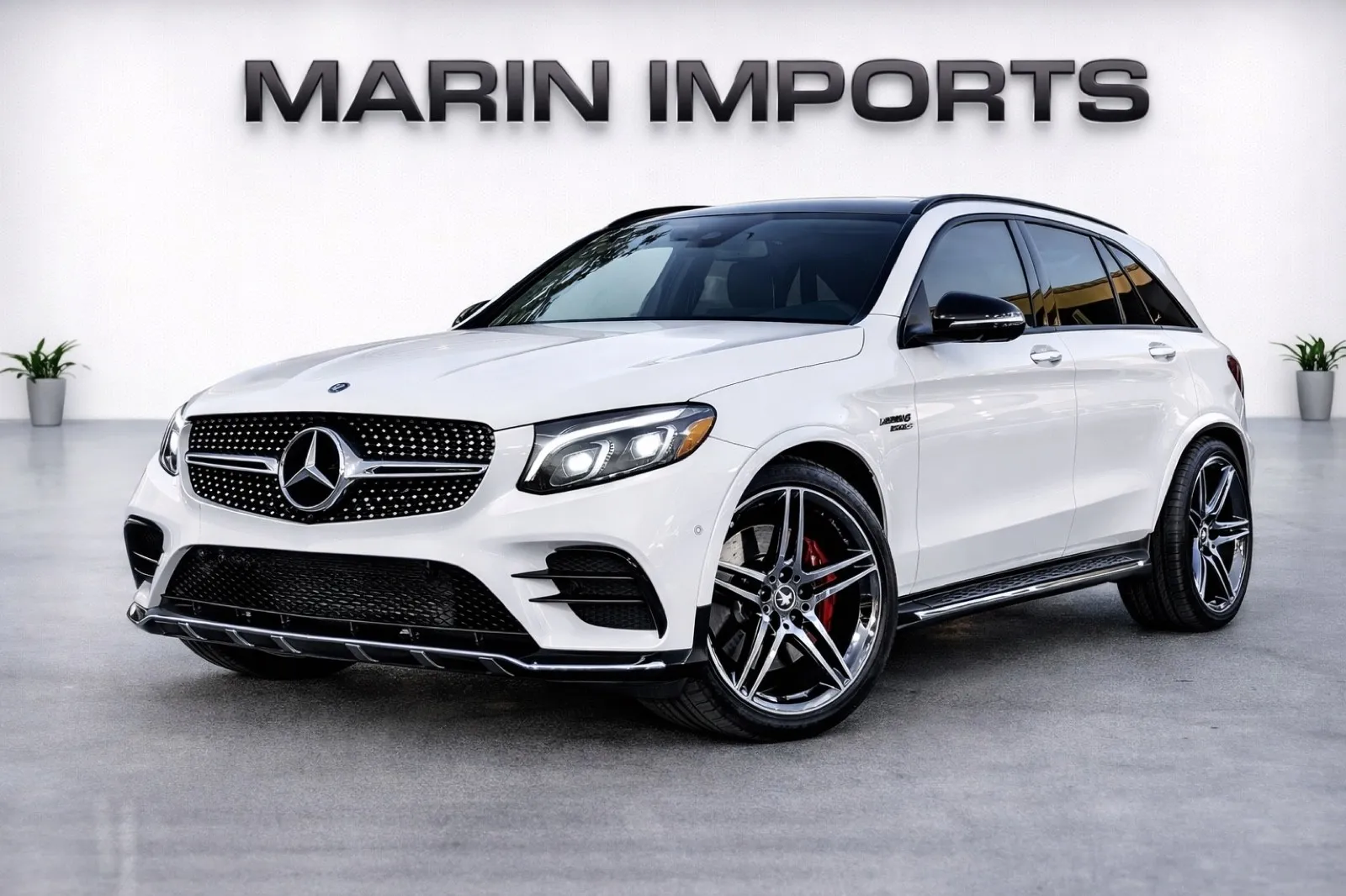 White 2017 Mercedes-Benz GLC AMG GLC 43 for sale in San Rafael, CA