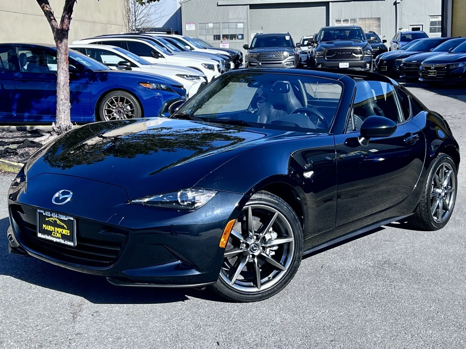 Black 2020 Mazda MX-5 Miata RF Grand Touring for sale in San Rafael, CA