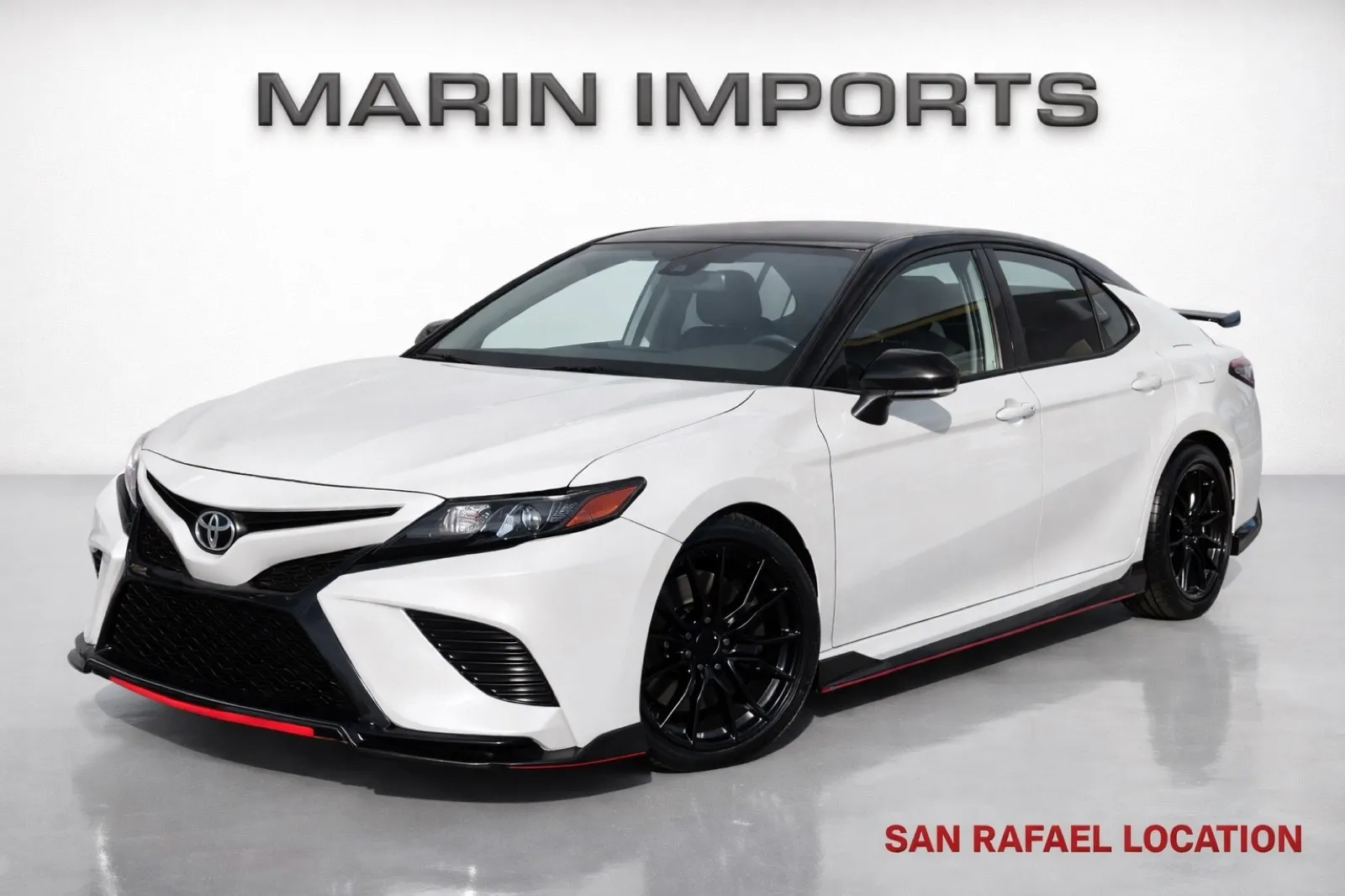 White 2021 Toyota Camry TRD V6 for sale in San Rafael, CA
