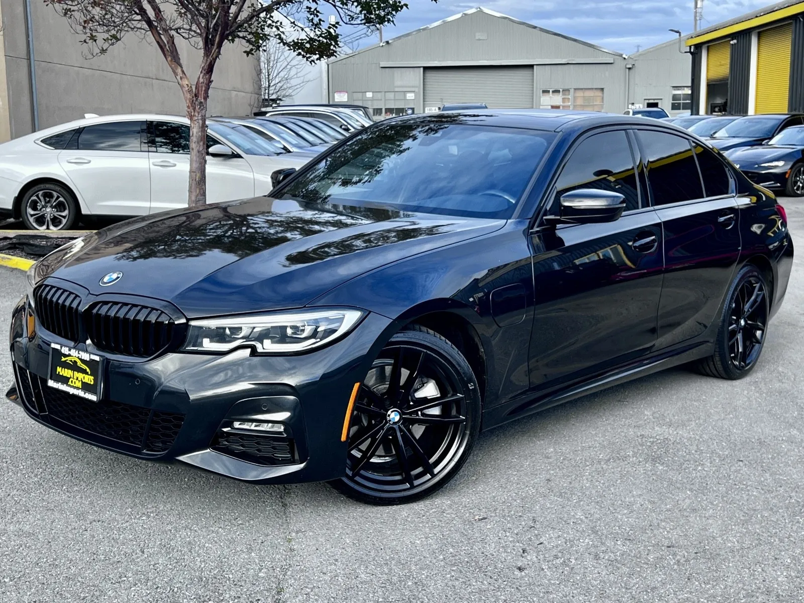 Black 2021 BMW 3 Series 330e for sale in San Rafael, CA