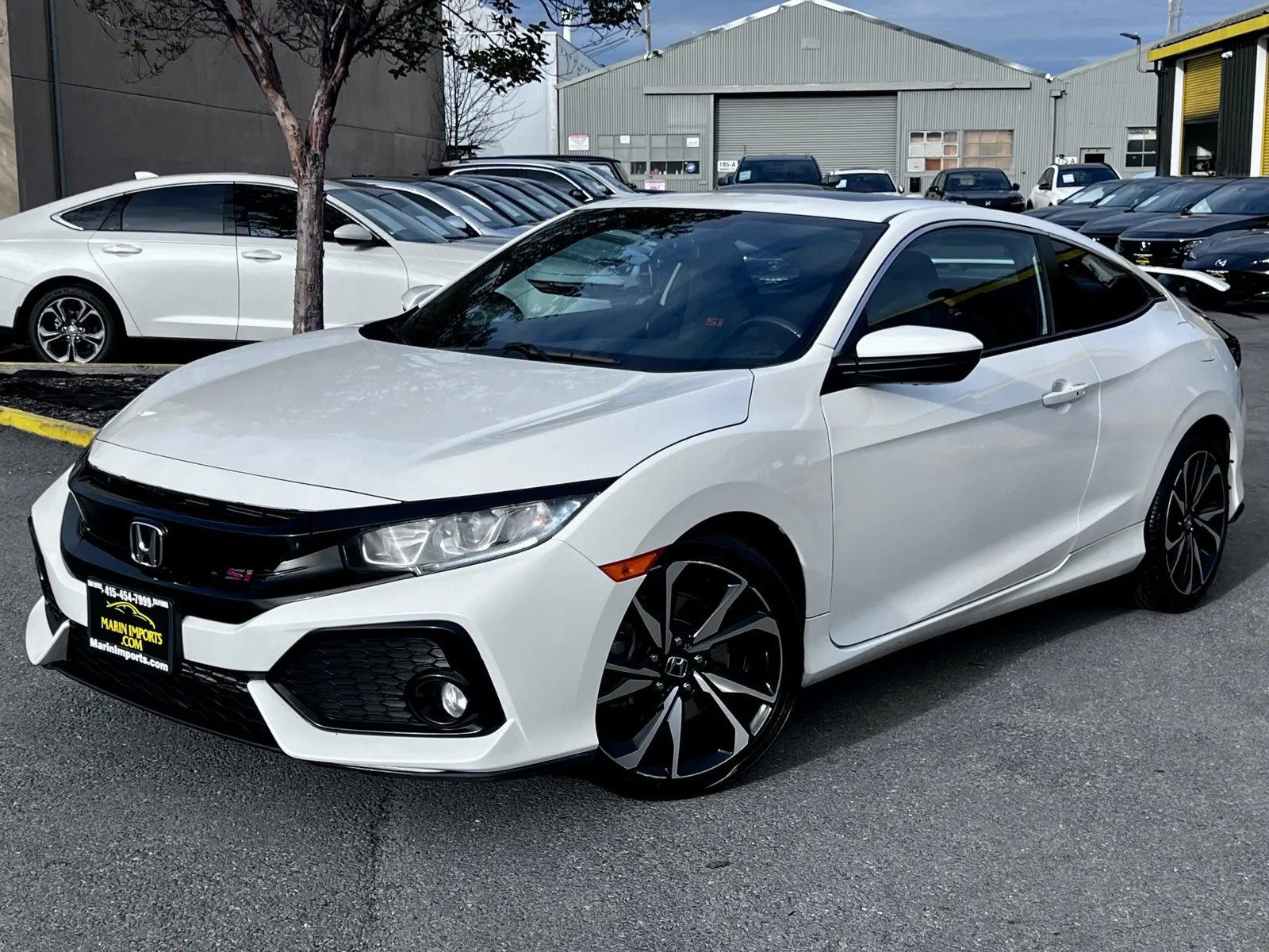 White 2017 Honda Civic Coupe Si for sale in San Rafael, CA