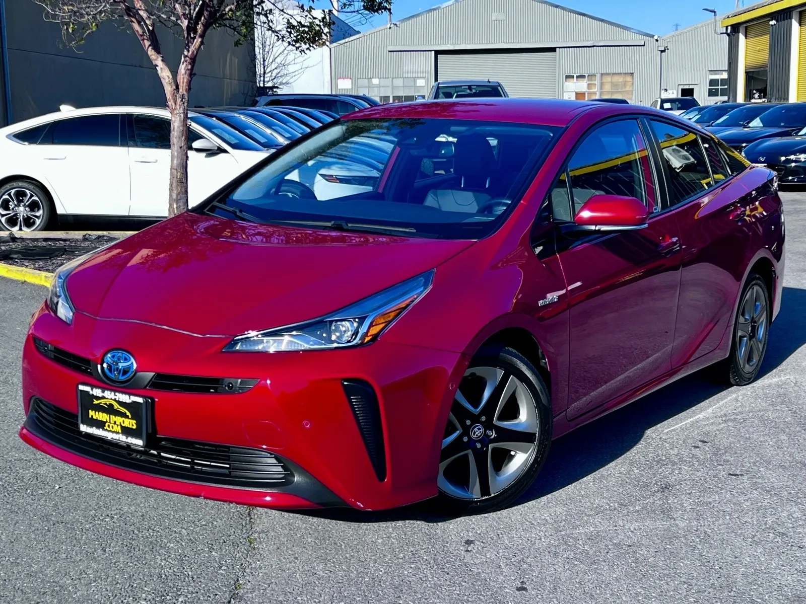 Red 2020 Toyota Prius XLE for sale in San Rafael, CA