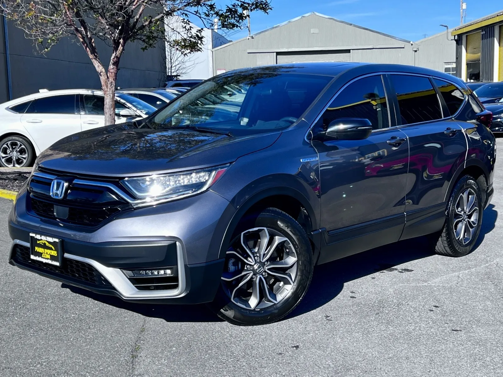 Gray 2022 Honda CR-V Hybrid EX for sale in San Rafael, CA