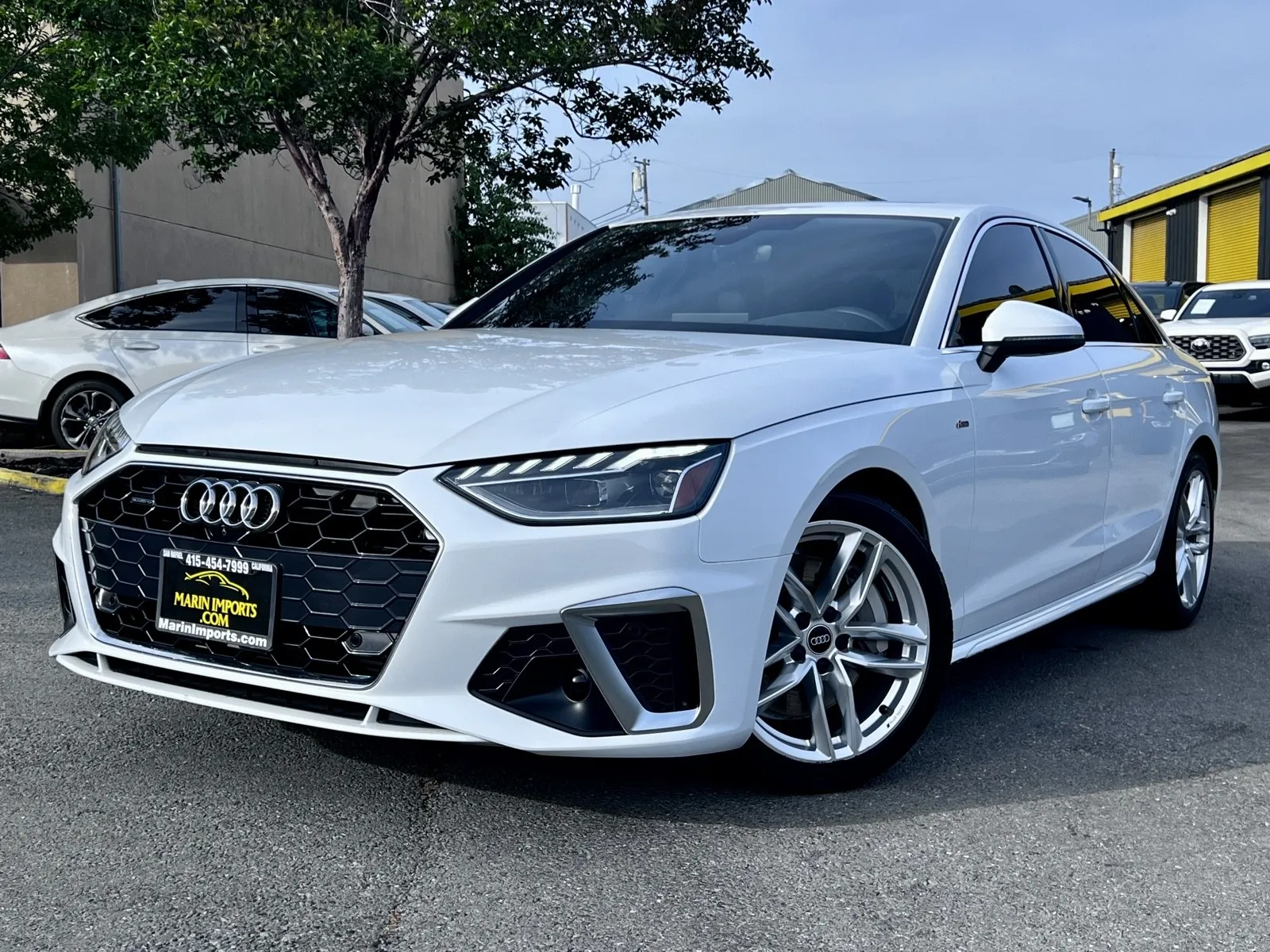 White 2023 Audi A4 Sedan S line Premium Plus for sale in San Rafael, CA