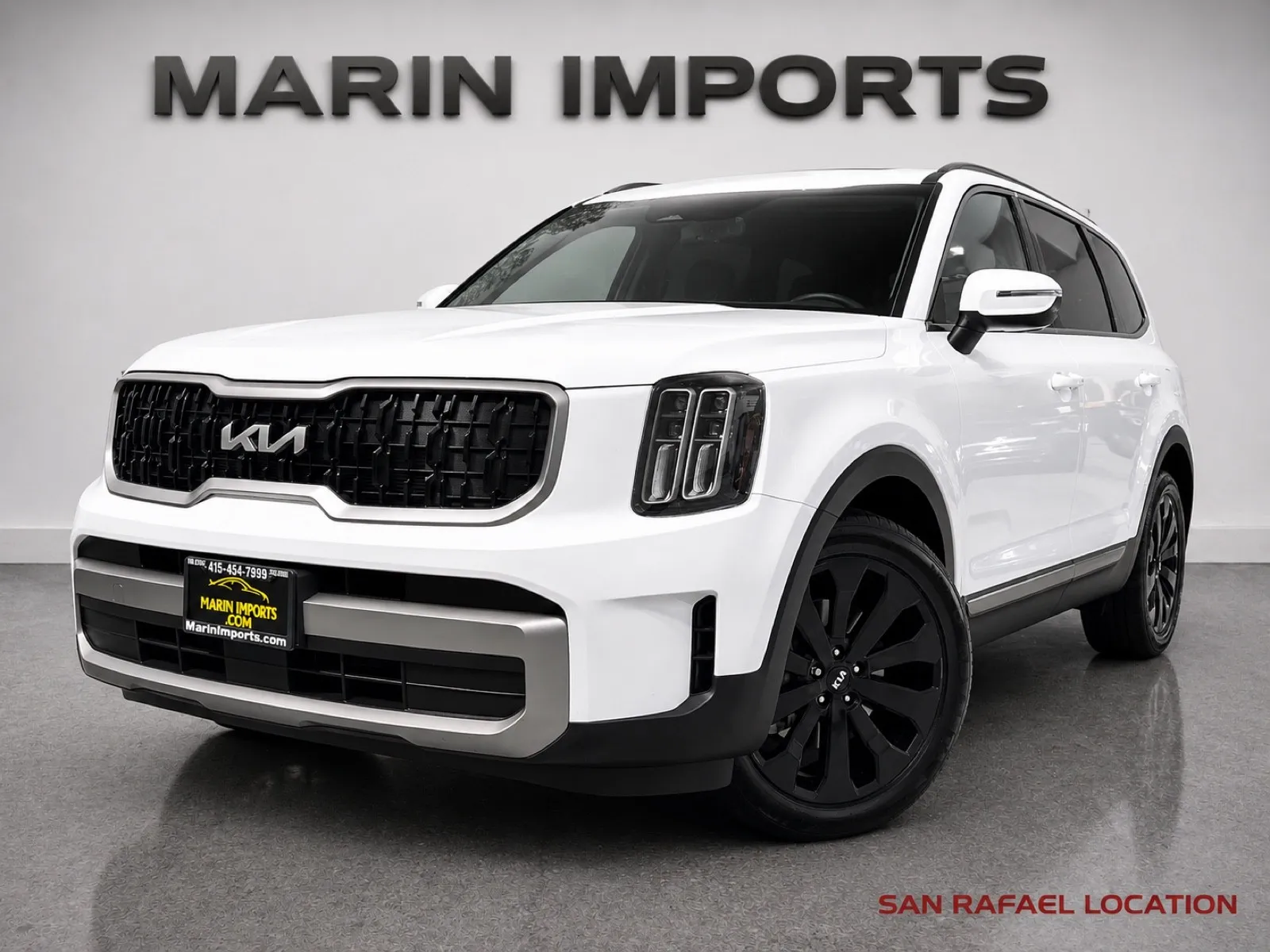 White 2023 Kia Telluride EX for sale in San Rafael, CA