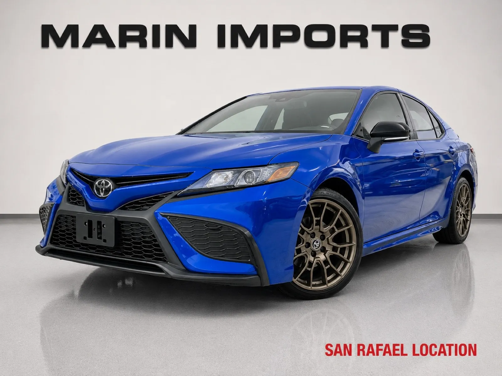 Blue 2023 Toyota Camry SE Nightshade for sale in San Rafael, CA