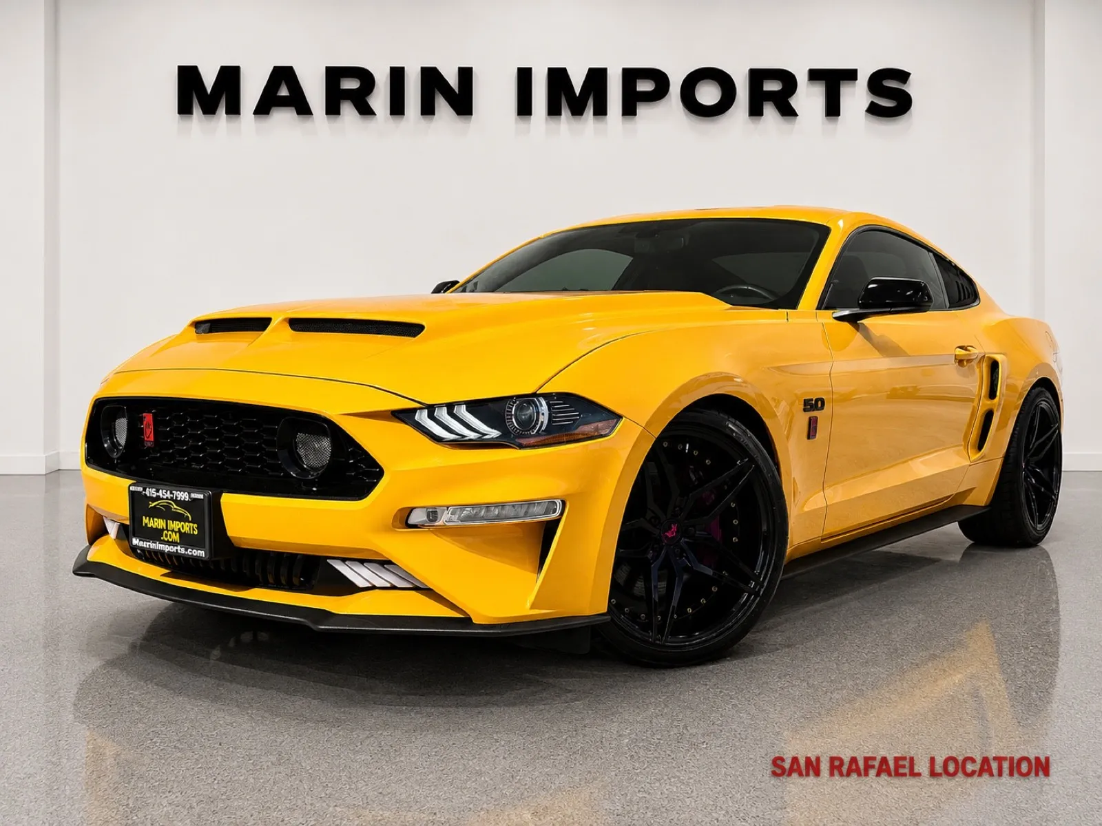 Orange 2022 Ford Mustang GT for sale in San Rafael, CA