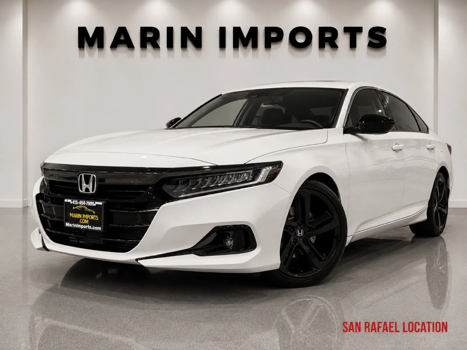 White 2022 Honda Accord Sedan Sport SE for sale in San Rafael, CA