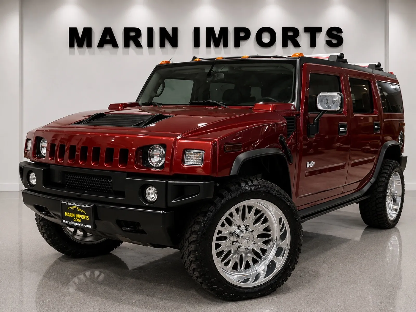 Orange 2003 HUMMER H2 for sale in San Rafael, CA