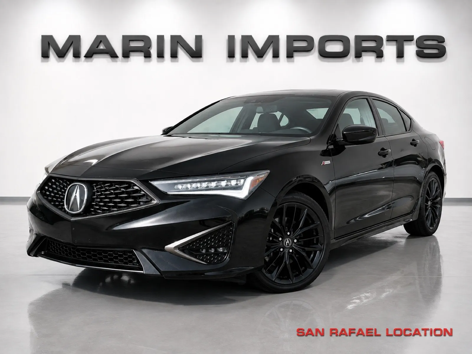 Black 2021 Acura ILX w/Premium/A-SPEC Package for sale in San Rafael, CA