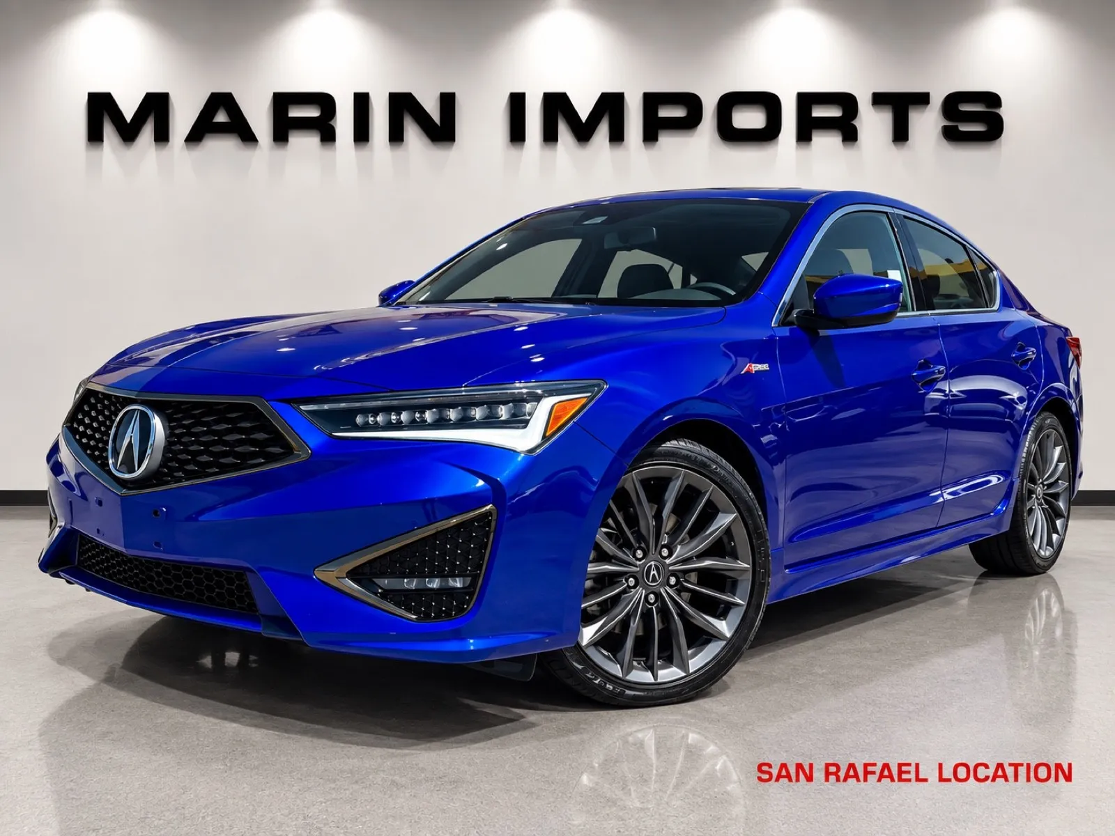 Blue 2020 Acura ILX w/Premium/A-SPEC Pkg for sale in San Rafael, CA