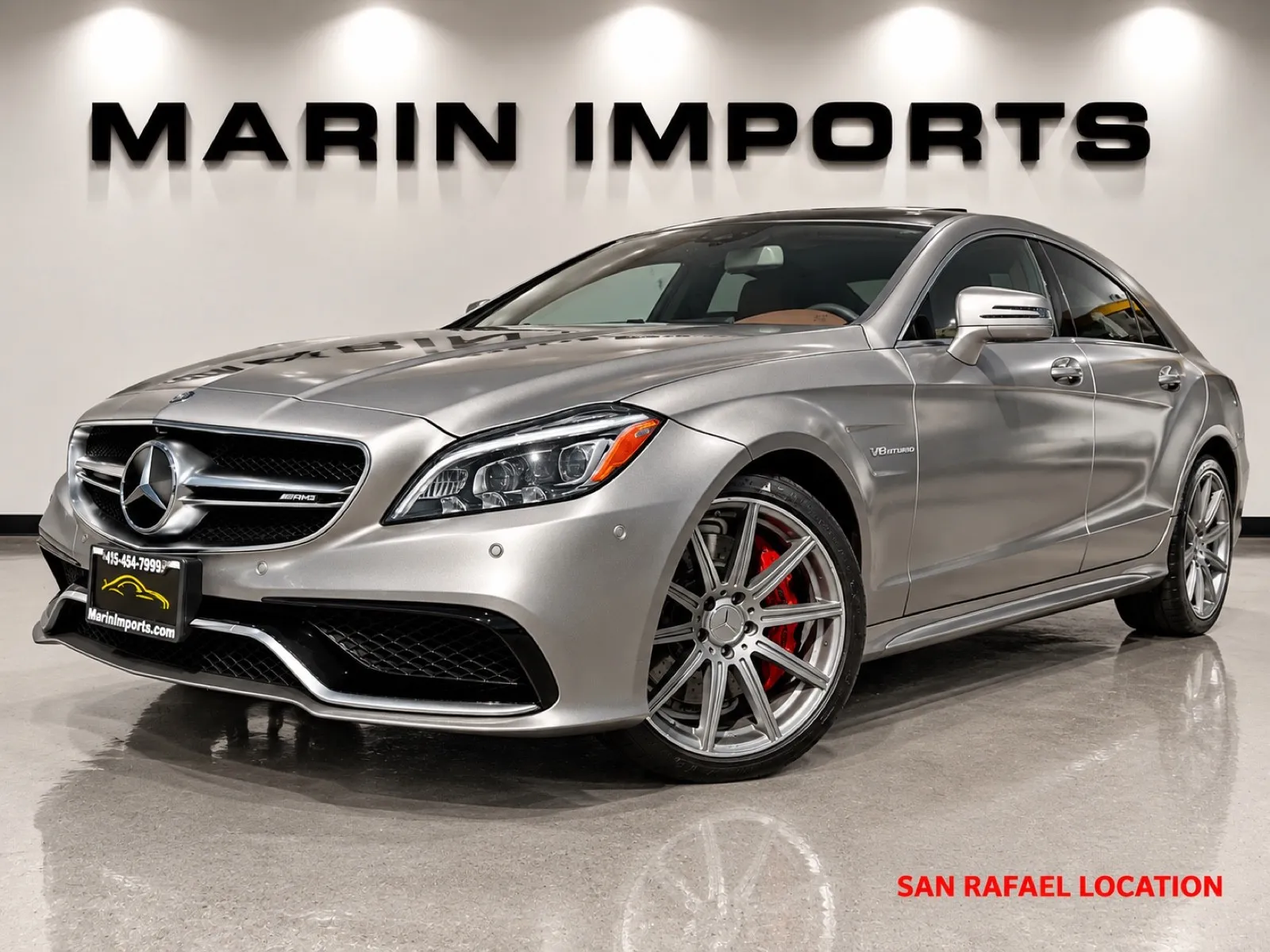 Red 2015 Mercedes-Benz CLS-Class CLS 63 AMG S-Model for sale in San Rafael, CA
