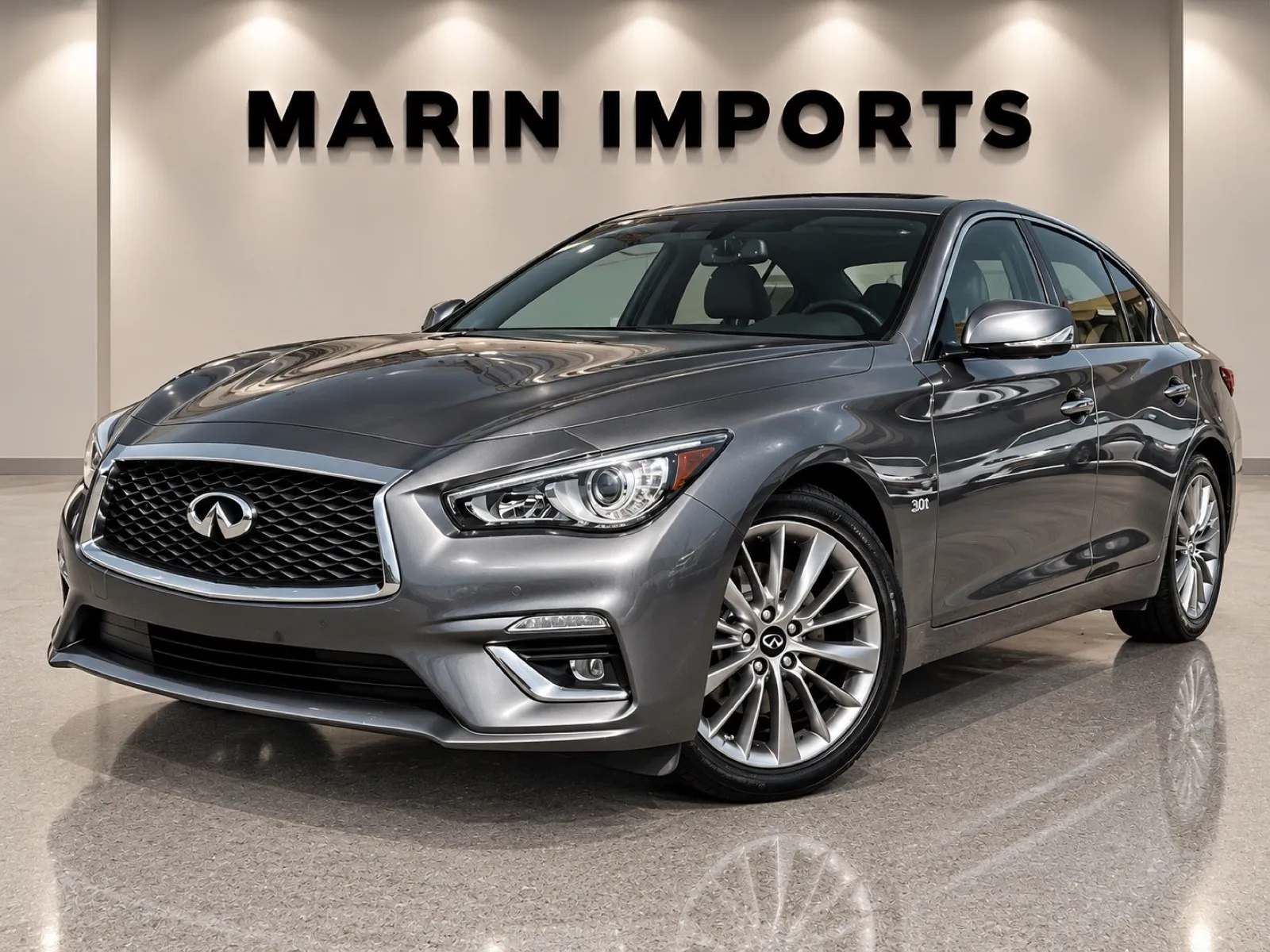 Gray 2023 INFINITI Q50 LUXE for sale in San Rafael, CA