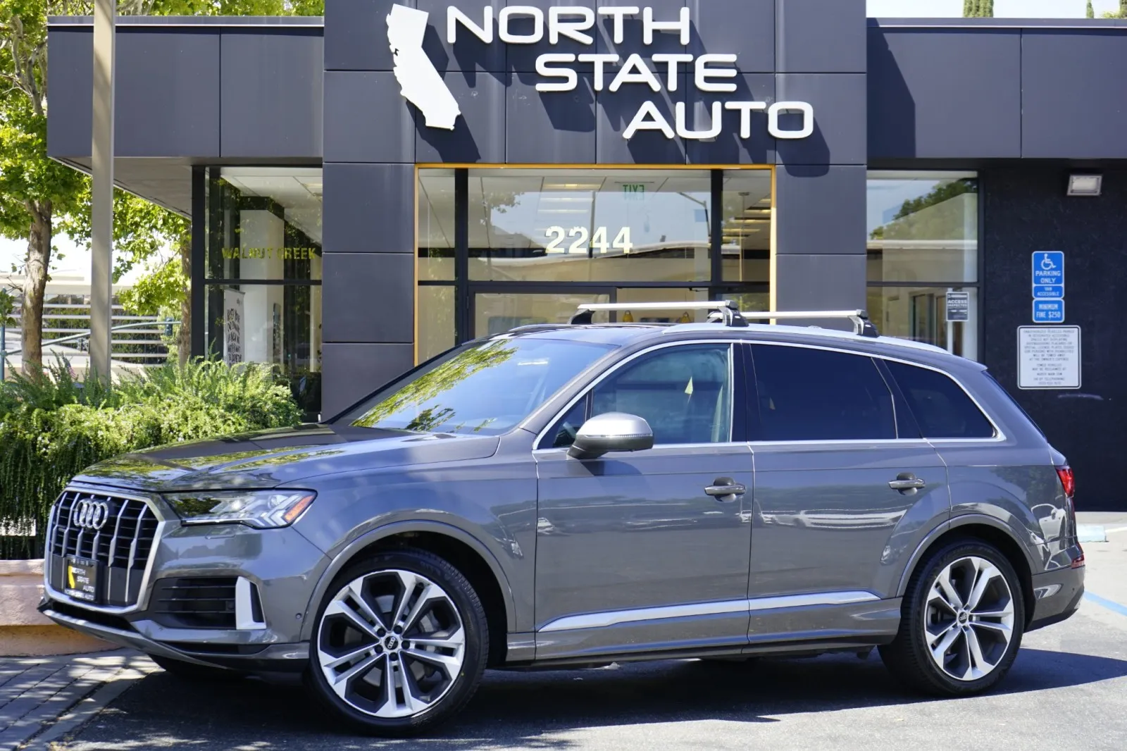 Gray 2021 Audi Q7 Premium Plus for sale in Walnut Creek, CA