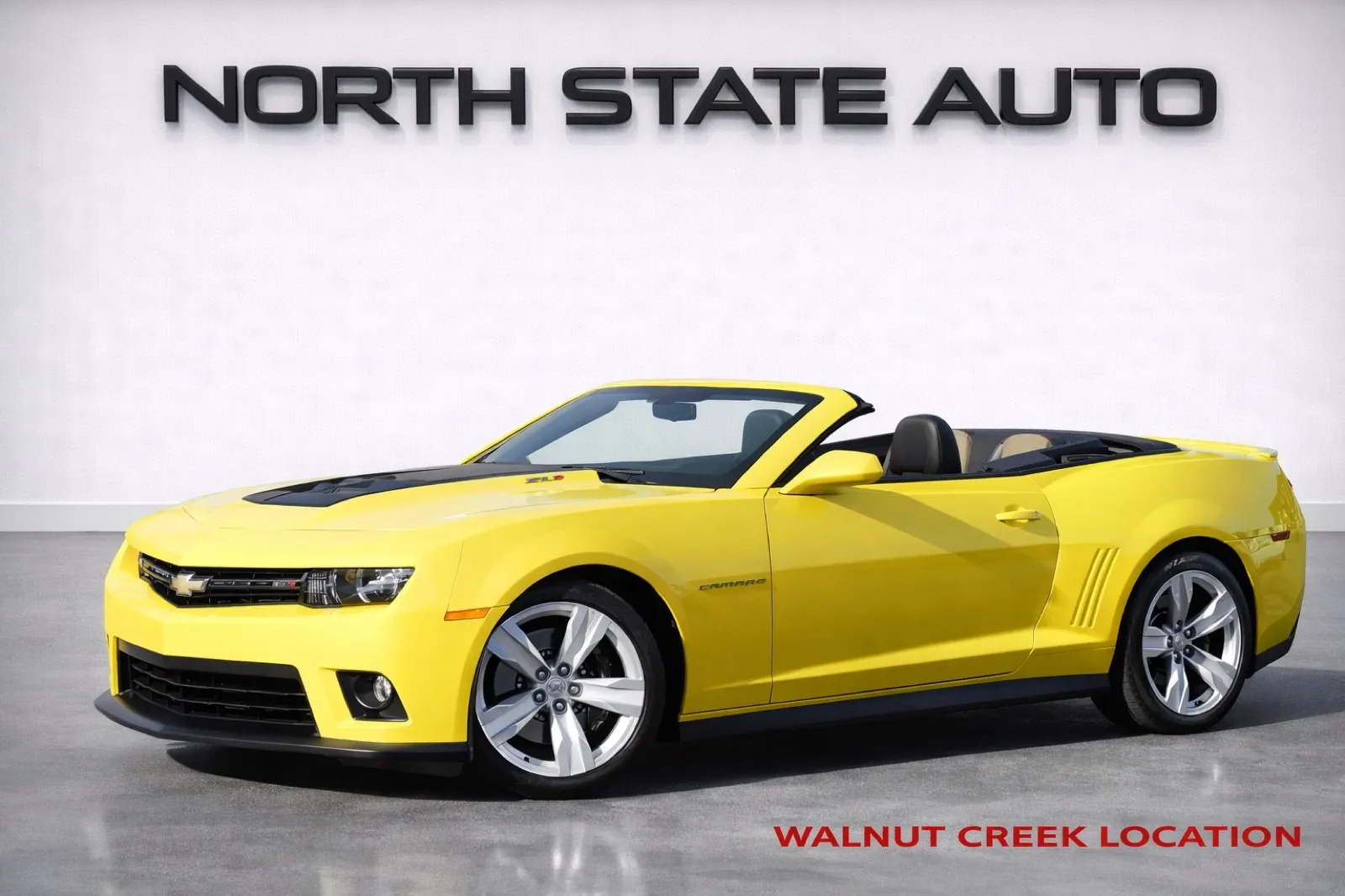 Yellow 2013 Chevrolet Camaro ZL1 for sale in Walnut Creek, CA