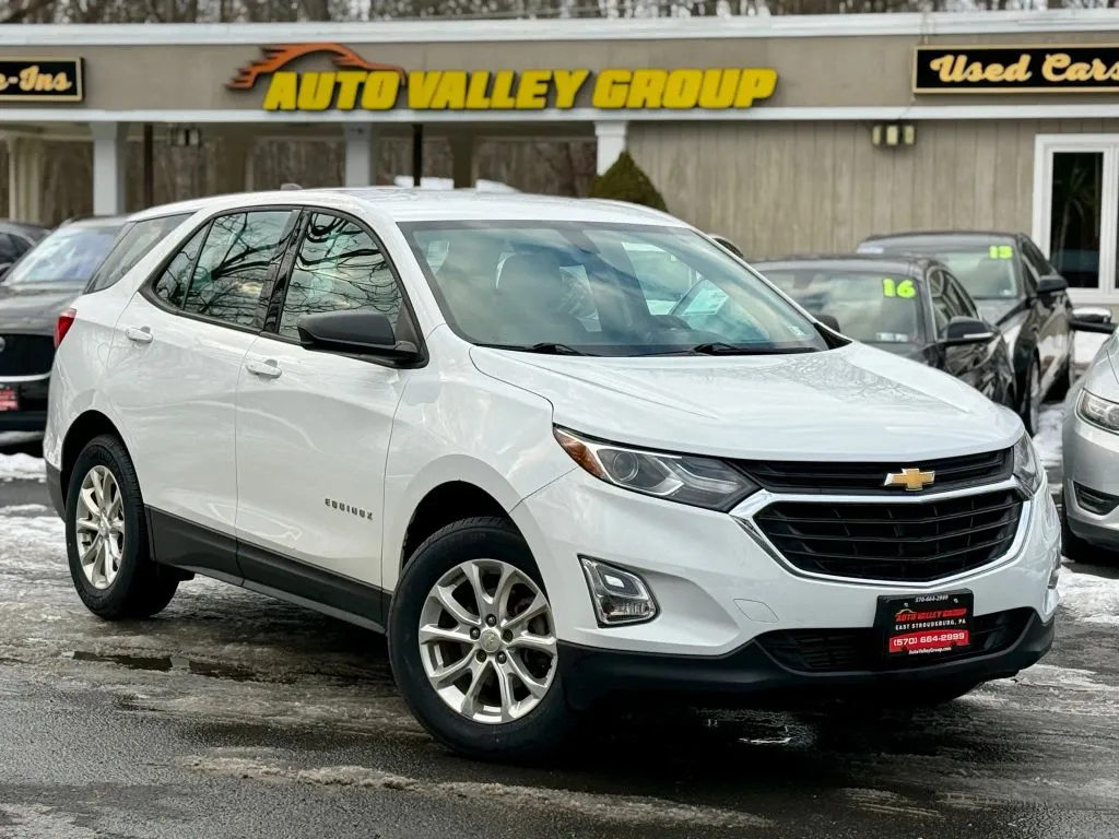 White 2018 Chevrolet Equinox LS Sport Utility 4D for sale in East Stroudsburg, PA