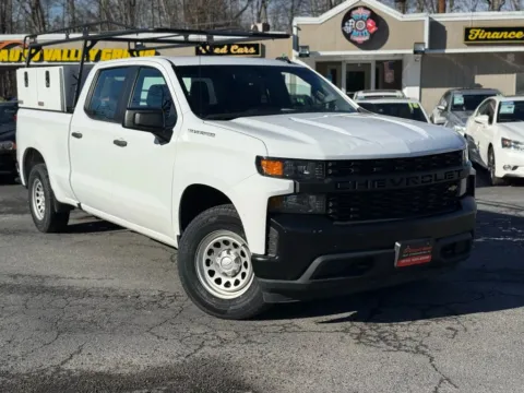 White 2021 Chevrolet Silverado 1500 Crew Cab Work Truck Pickup 4D 6 1/2 ft for sale in East Stroudsburg, PA