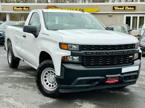 White 2020 Chevrolet Silverado 1500 Regular Cab Work Truck Pickup 2D 8 ft for sale in East Stroudsburg, PA