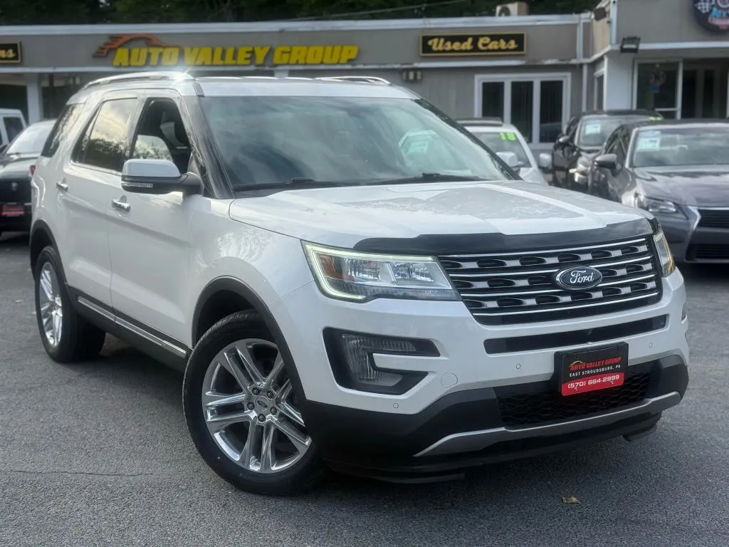 White 2017 Ford Explorer Limited Sport Utility 4D for sale in East Stroudsburg, PA