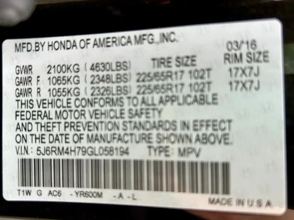 2016 Honda CR-V EX-L - Photo 28