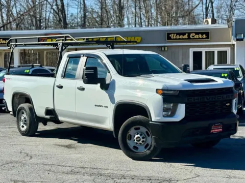 White 2020 Chevrolet Silverado 2500 HD Double Cab Work Truck Pickup 4D 8 ft for sale in East Stroudsburg, PA