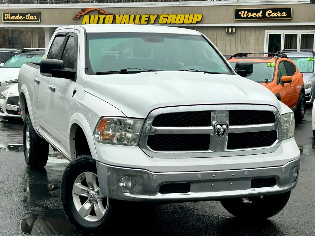 White 2014 Ram 1500 Crew Cab Big Horn Pickup 4D 5 1/2 ft for sale in East Stroudsburg, PA