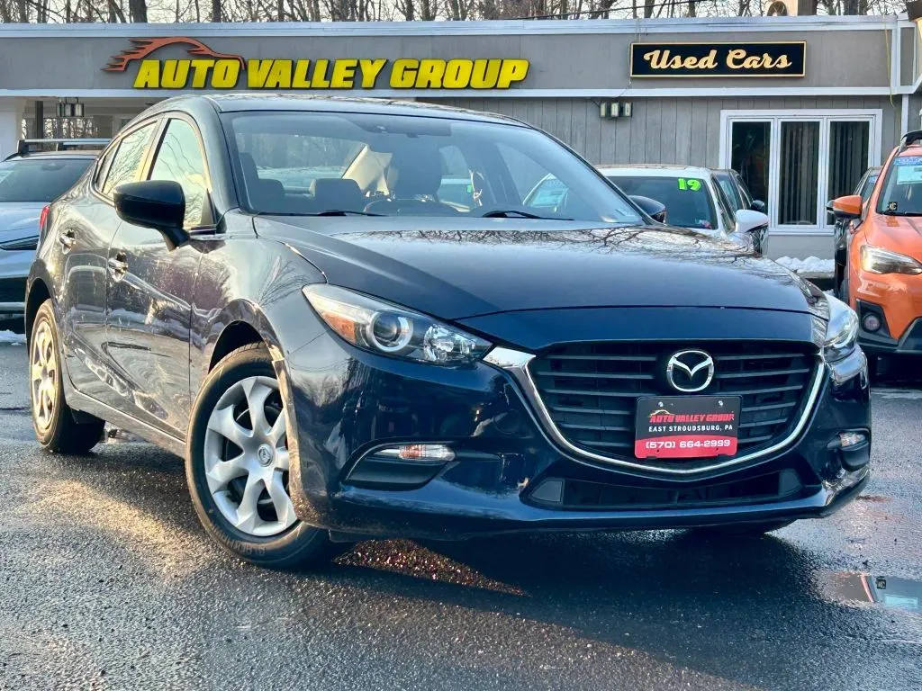 Blue 2017 MAZDA MAZDA3 Sport Sedan 4D for sale in East Stroudsburg, PA