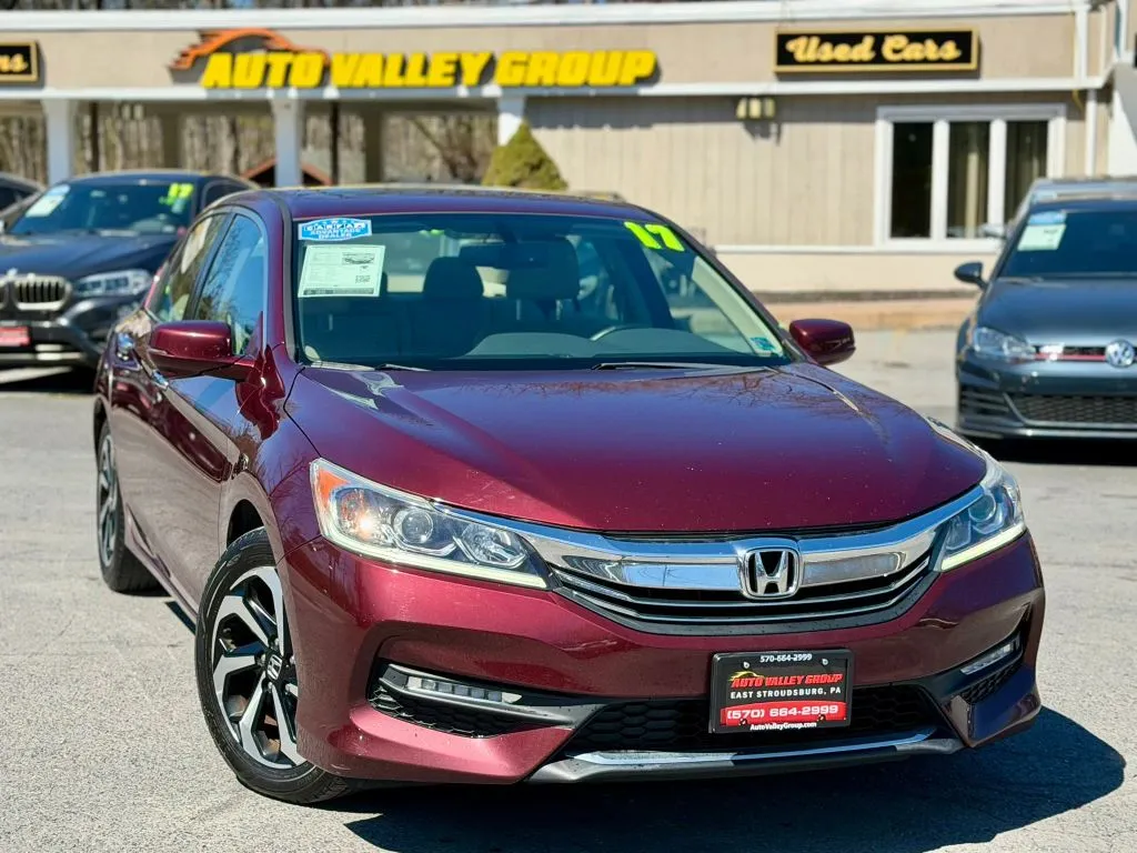 Red 2017 Honda Accord EX-L Sedan 4D for sale in East Stroudsburg, PA