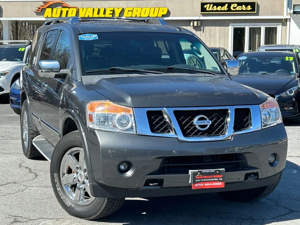 Gray 2011 Nissan Armada Platinum Sport Utility 4D for sale in East Stroudsburg, PA