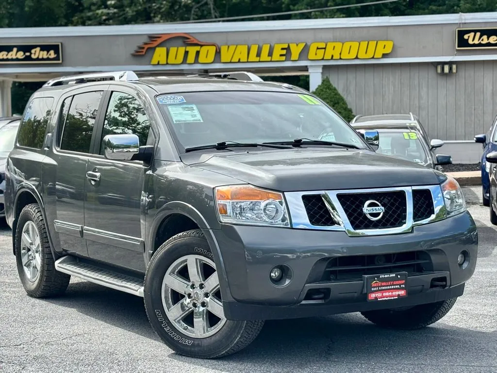 Gray 2011 Nissan Armada Platinum Sport Utility 4D for sale in East Stroudsburg, PA