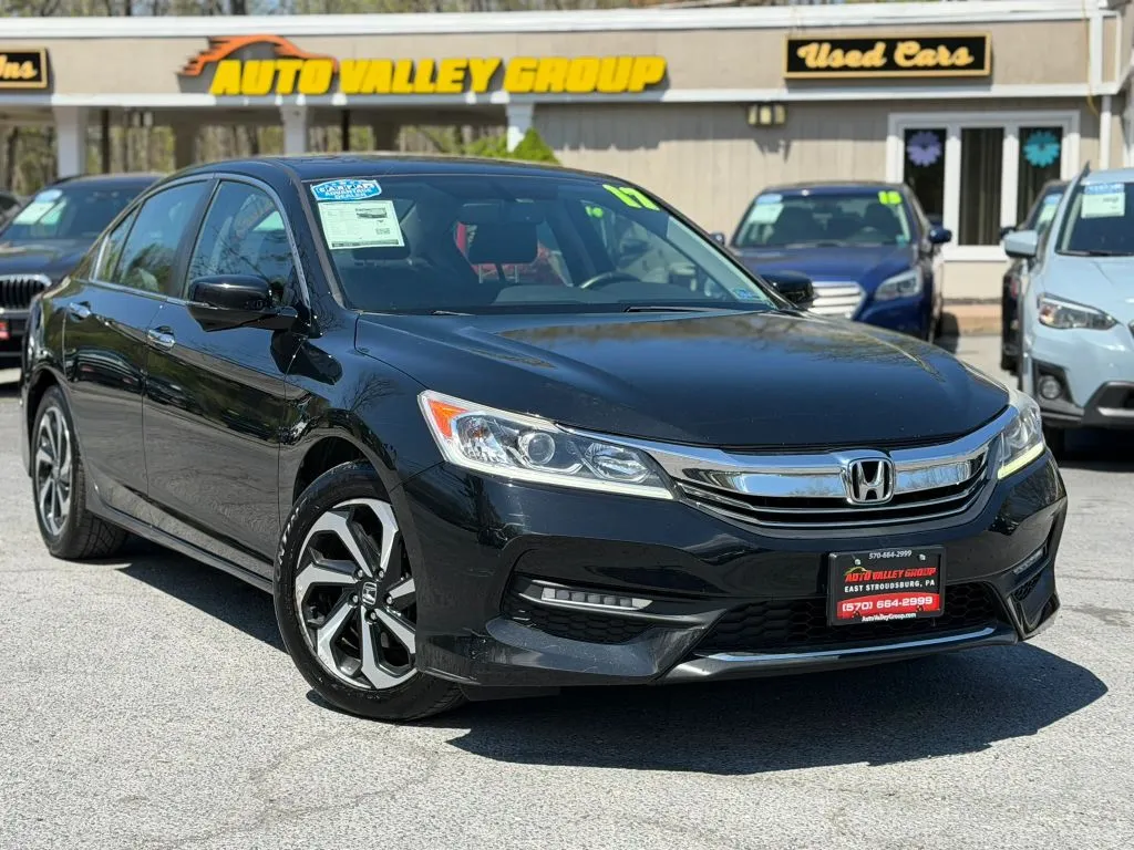Black 2017 Honda Accord EX-L Sedan 4D for sale in East Stroudsburg, PA