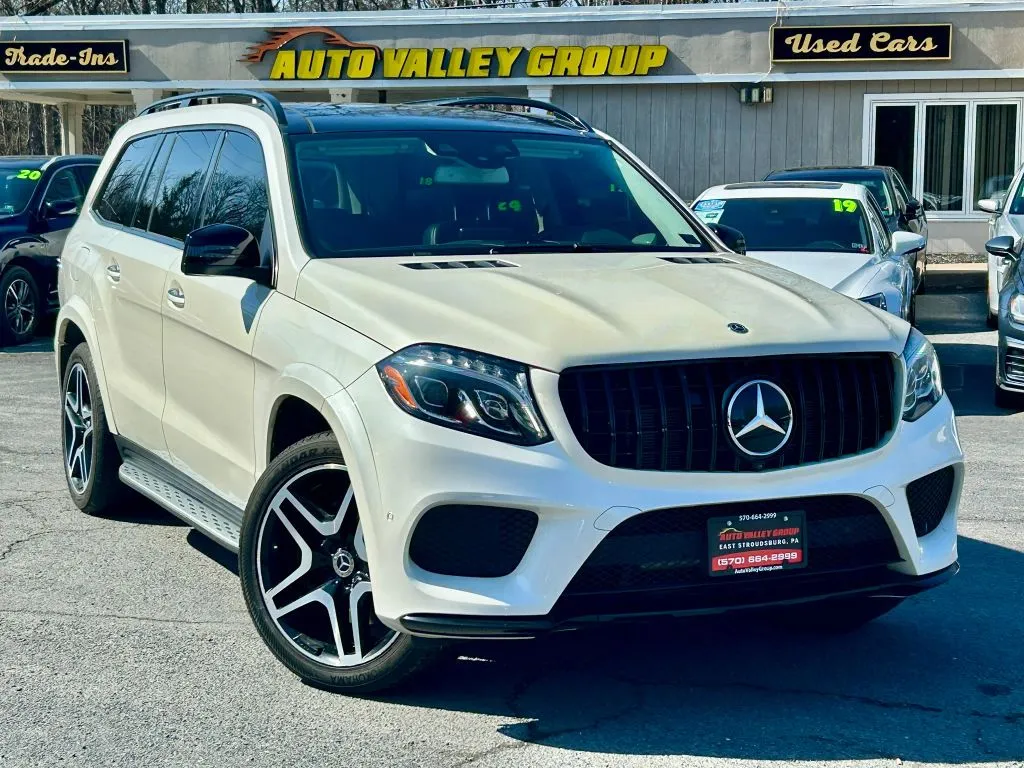 White 2018 Mercedes-Benz GLS 550 4MATIC Sport Utility 4D for sale in East Stroudsburg, PA