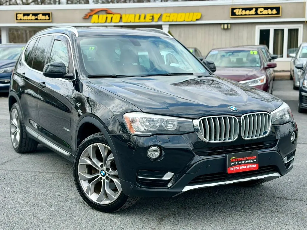 Black 2017 BMW X3 xDrive28i Sport Utility 4D for sale in East Stroudsburg, PA