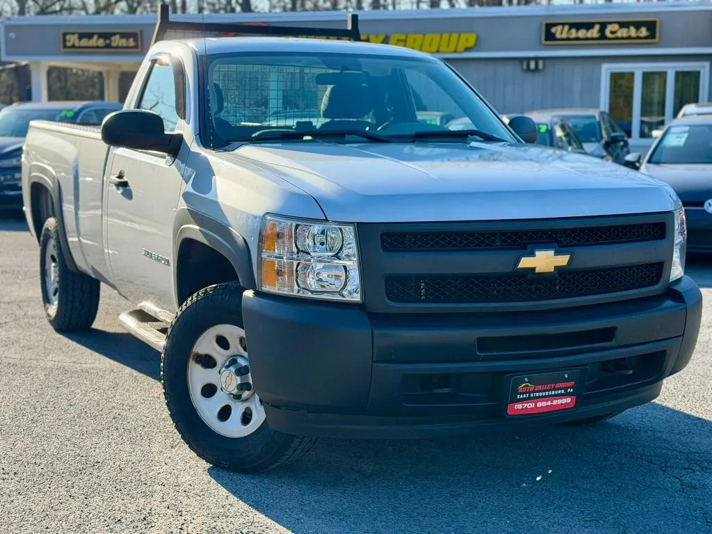 Silver 2013 Chevrolet Silverado 1500 Regular Cab Work Truck Pickup 2D 8 ft for sale in East Stroudsburg, PA