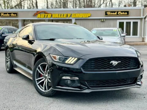 Black 2015 Ford Mustang EcoBoost Premium Coupe 2D for sale in East Stroudsburg, PA