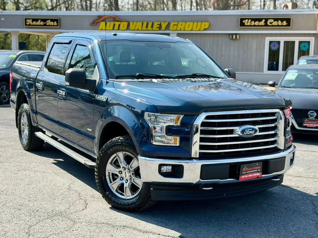 Blue 2017 Ford F-150 SuperCrew Cab XLT Pickup 4D 5 1/2 ft for sale in East Stroudsburg, PA