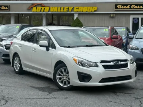 White 2013 Subaru Impreza 2.0i Premium Sedan 4D for sale in East Stroudsburg, PA
